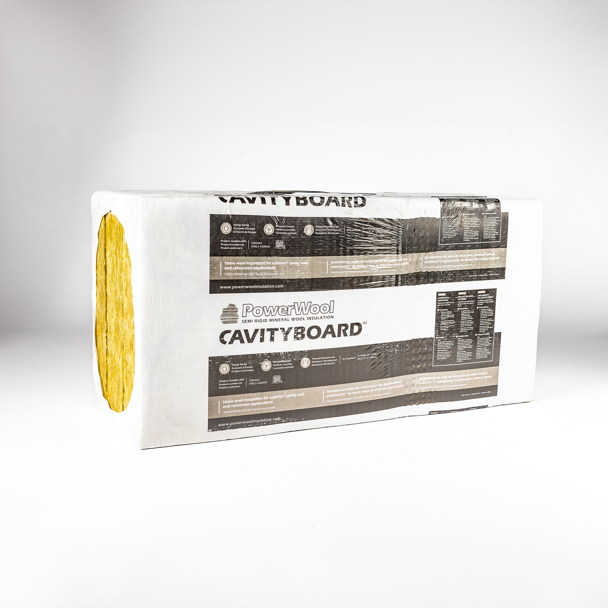 PowerWool Cavityboard Semi-Rigid Mineral Wool Insulation (Warehoos Exc