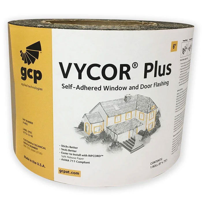 Grace VYCOR PLUS 18" x 75' - Self-Adhered Flashing