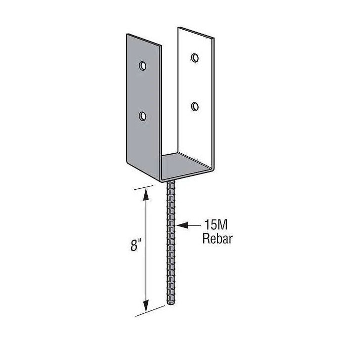 Simpson Strong-Tie Support de poteau 6X6 RGH WUB 