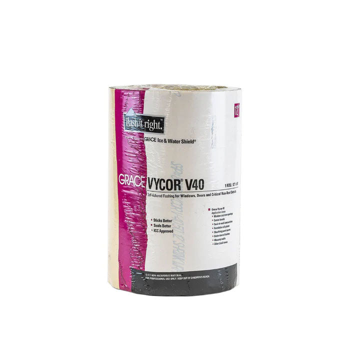 9" x 50' Vycor V40 Self-Adhered Flashing Membrane