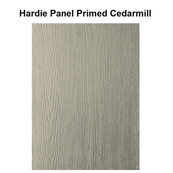 HardiePanel Primed Cedarmill Vertical Siding - 5/16" x 4' x 10'