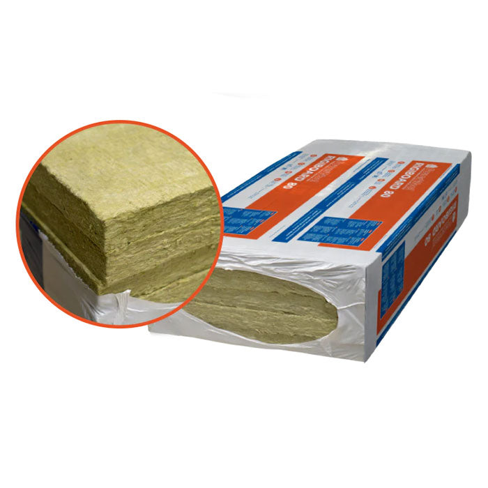 3" x 2' x 4' PowerWool RigiBoard 80 Rigid Mineral Wool Insulation (24 Square Feet Per Bag)