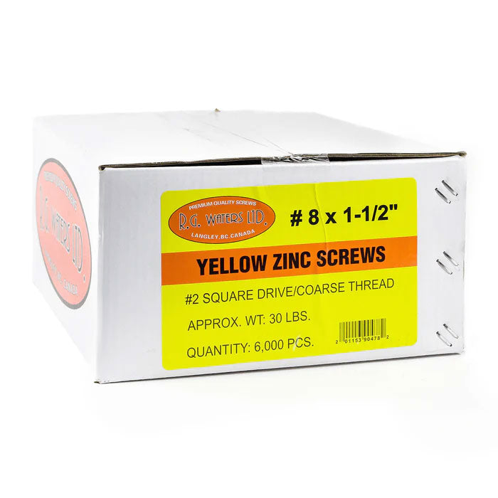 Yellow Zinc Framing Screws