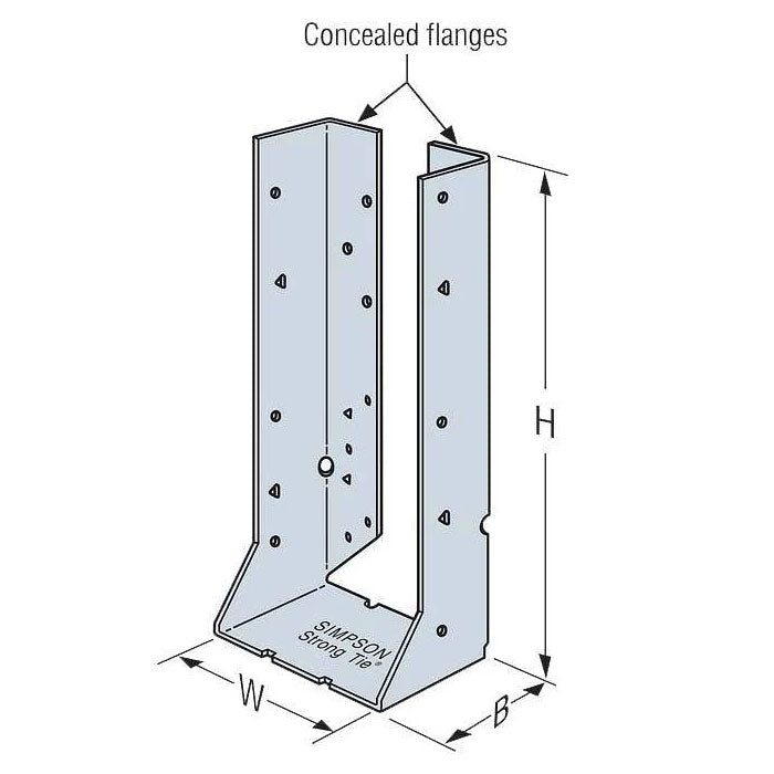 Simpson Strong-Tie Support de solive à montage frontal HUC