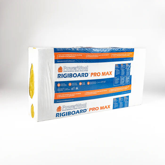 PowerWool RigiBoard PRO MAX Mineral Wool Insulation (Warehoos Exclusive) - Multiple Sizes