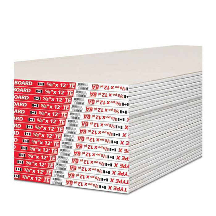 5/8" Fire-Rated Type X Drywall - Multiple Sizes