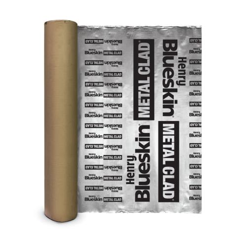 Henry Blueskin® Metal Clad® Self-Adhered Water Resistive Air Barrier - 6" x 100' Roll