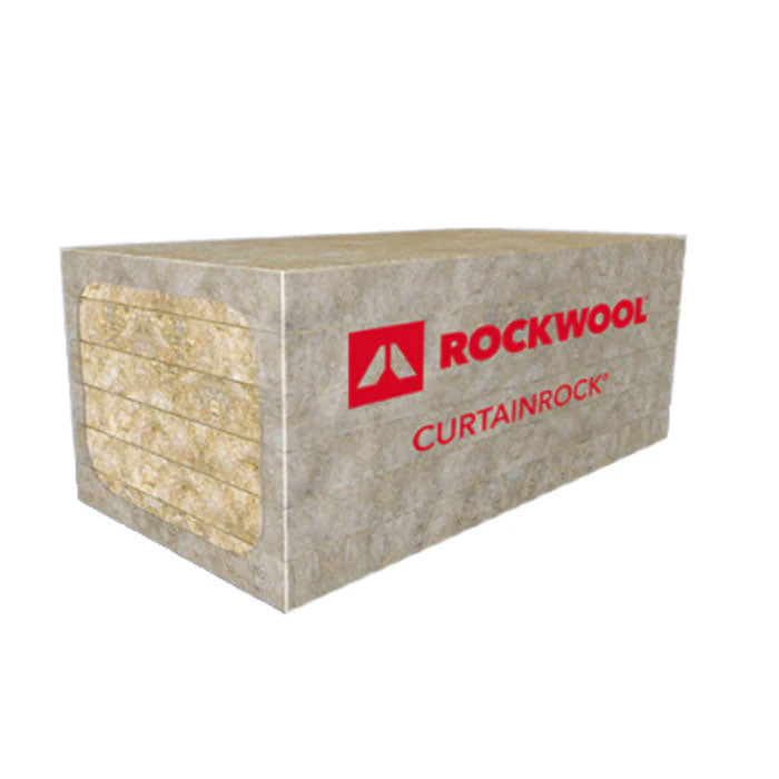 Rockwool Curtainrock 40 - Semi-Rigid Curtain Wall Mineral Wool Insulation - Multiple Sizes