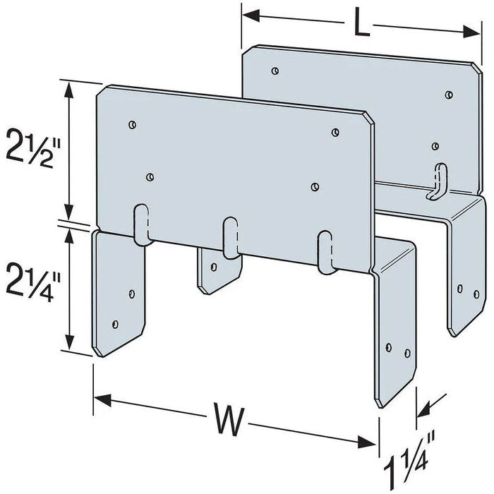 Simpson Strong-Tie LPC6Z Capuchon de poteau lumineux 