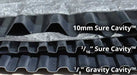 Sure Cavity™ Rainscreen Drainage Plane - 15.75" x 50' - 66 sf - Warehoos