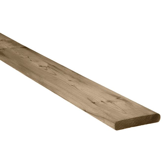 Brown Pressure Treated Decking Lumber