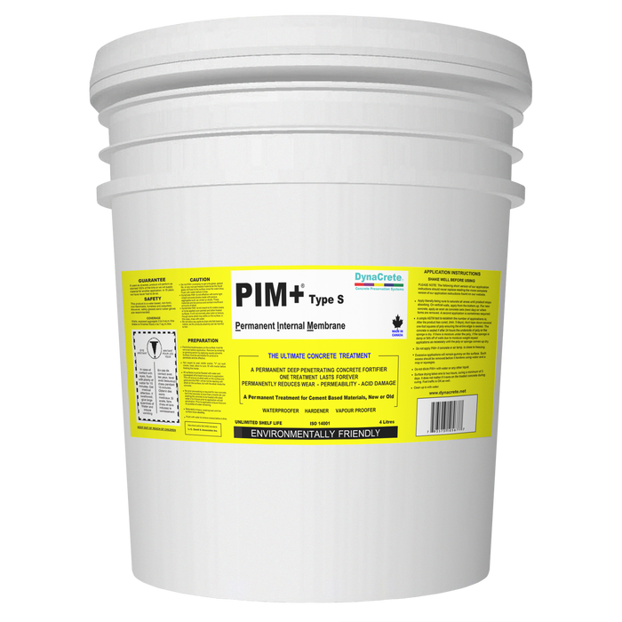 DynaCrete PIM+ Type S Deep Penetrating Concrete Treatment