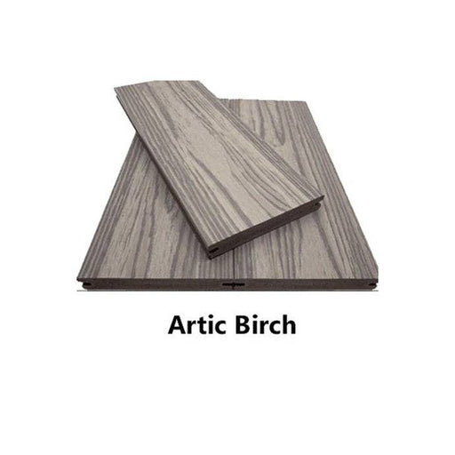 Fortress Arctic Birch Apex PVC Composite Decking Board - Warehoos