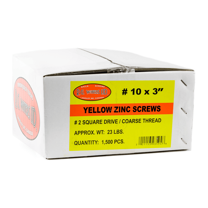 Yellow Zinc Framing Screws - Warehoos