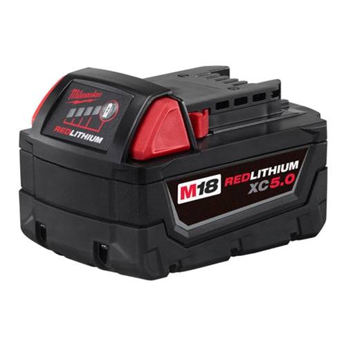 Milwaukee Tool M18 18V Lithium-Ion Extended Capacity (XC) 5.0 Ah REDLITHIUM Battery Pack - Warehoos