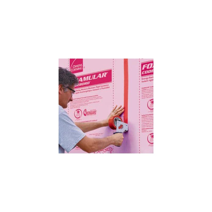 3" x 2' x 8' Rigid Insulation SM XPS - Owens Corning Codeboard / Dow C ...